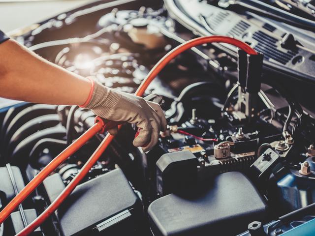 Battery and electrical testing under the bonnet